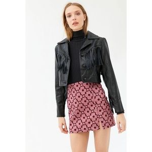 NWT Urban Outfitters Darren Notched Mini Skirt